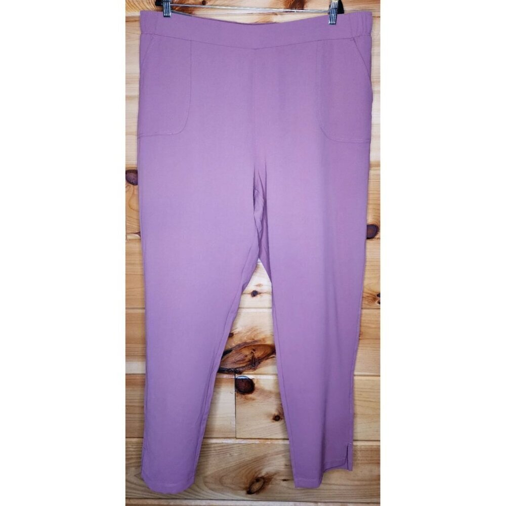 32 Degrees Cool Women's Garnet Rouge Lightweight Pockets Athletic Pants Size XXL